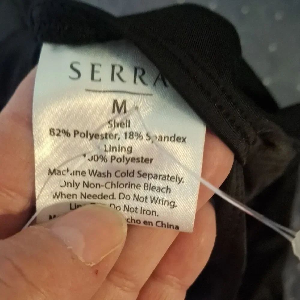 Serra Elegant Black Women's Swimsuit size medium NWT - Picture 6 of 6